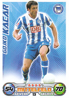 Gojko Kacar Hertha Berlin 2009/10 Topps MA Bundesliga #13